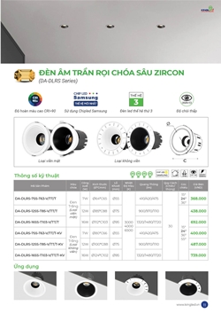 Báo giá đèn Spotlight Âm Trần 2025